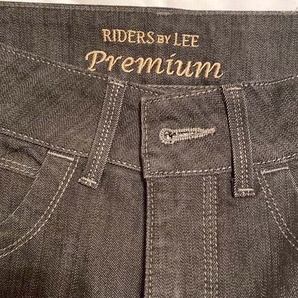 Riders by Lee Jeans Premium Bootcut Charcoal Black size Size 10 TALL - Picture 2 of 14